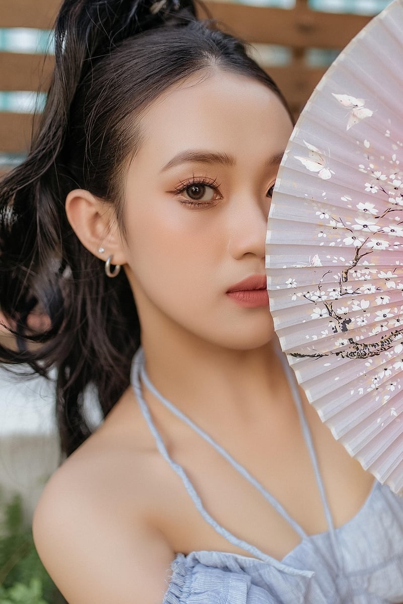 Woman in stylish attire